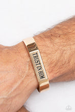 Load image into Gallery viewer, Trusting Trinket - Gold - Paparazzi Accessories