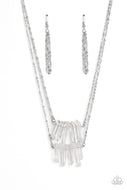 Crystal Catwalk - White - Paparazzi Accessories