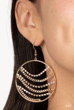 Load image into Gallery viewer, Fighting Fortune - Gold - Paparazzi Accessories
