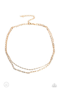 Polished Paperclips - Gold - Paparazzi Accessories