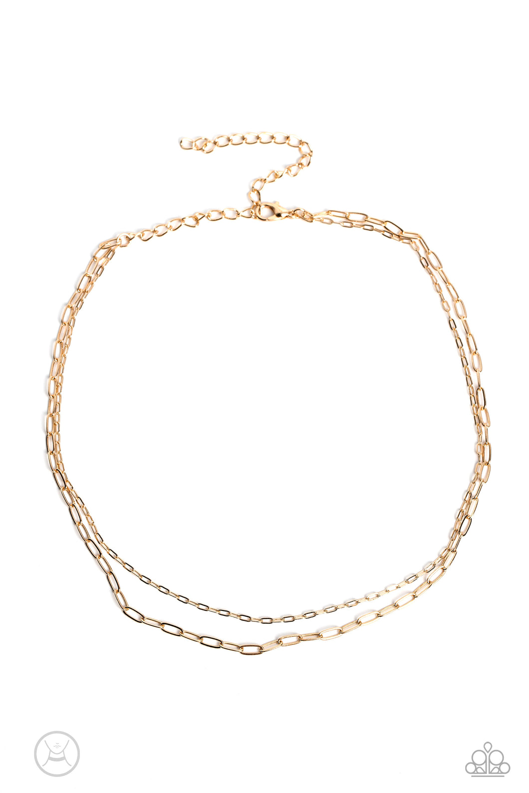 Polished Paperclips - Gold - Paparazzi Accessories
