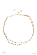 Polished Paperclips - Gold - Paparazzi Accessories