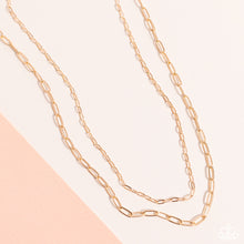 Load image into Gallery viewer, Polished Paperclips - Gold - Paparazzi Accessories