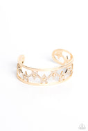 Starry Suffragette - Gold - Paparazzi Accessories