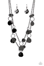 Load image into Gallery viewer, Hammered Horizons - Black - Paparazzi Accessories