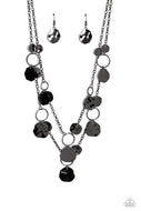 Hammered Horizons - Black - Paparazzi Accessories
