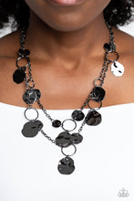 Load image into Gallery viewer, Hammered Horizons - Black - Paparazzi Accessories