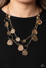 Load image into Gallery viewer, Hammered Horizons - Gold - Paparazzi Accessories