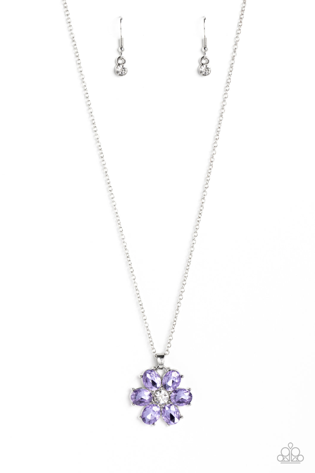 Fancy Flower Girl - Purple - Paparazzi Accessories