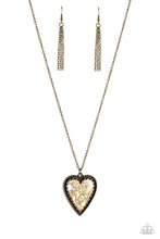 Load image into Gallery viewer, Stony Summer - Brass - Paparazzi Accessories