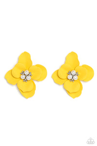 Jovial Jasmine - Yellow - Paparazzi Accessories
