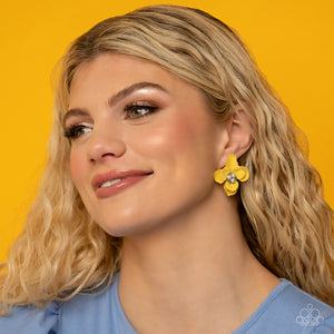 Jovial Jasmine - Yellow - Paparazzi Accessories