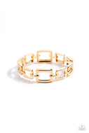 Square Inch - Gold - Paparazzi Accessories