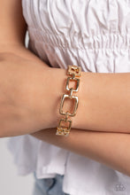 Load image into Gallery viewer, Square Inch - Gold - Paparazzi Accessories