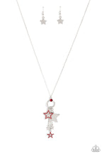 Load image into Gallery viewer, Starry Statutes - Red - Paparazzi Accessories