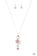 Starry Statutes - Red - Paparazzi Accessories