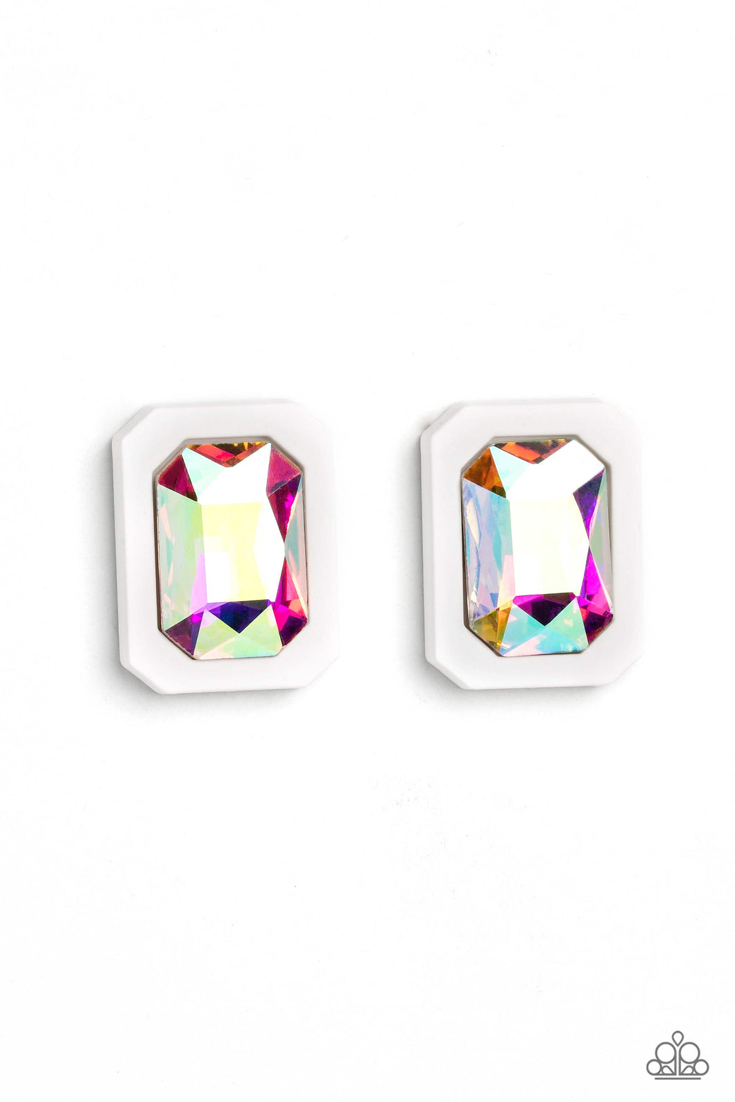 Edgy Emeralds - Multi - Paparazzi Accessories