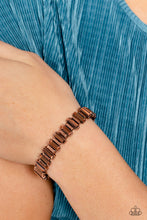 Load image into Gallery viewer, BURSTING the Midnight Oil - Copper - Paparazzi Accessories