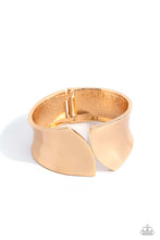 Load image into Gallery viewer, Sheared Sass - Gold - Paparazzi Accessories