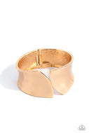 Sheared Sass - Gold - Paparazzi Accessories