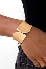 Load image into Gallery viewer, Sheared Sass - Gold - Paparazzi Accessories