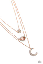 Load image into Gallery viewer, Lunar Lineup - Rose Gold - Paparazzi Accessories