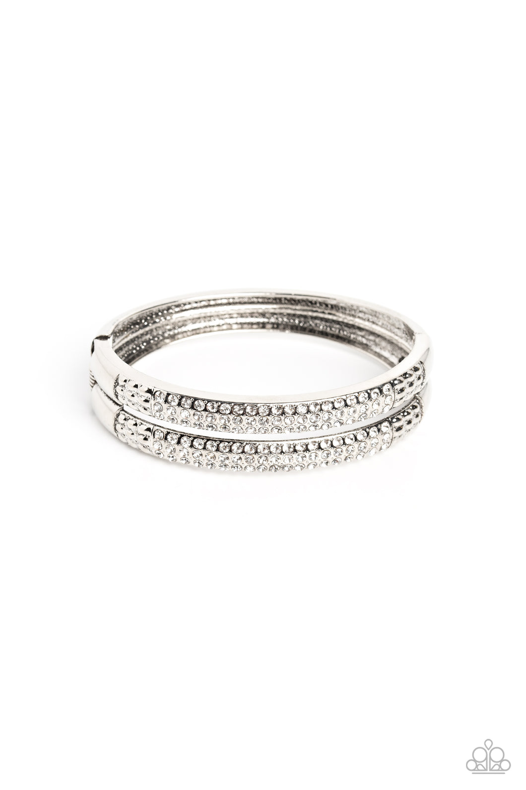 STACKED Up - White - Paparazzi Accessories