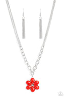 Dazzling Dahlia - Red - Paparazzi Accessories
