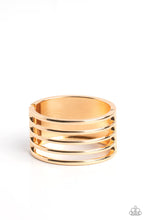 Load image into Gallery viewer, Wayward Warrior - Gold - Paparazzi Accessories