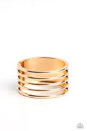 Wayward Warrior - Gold - Paparazzi Accessories
