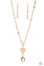 Load image into Gallery viewer, Kiss and SHELL - Gold - Paparazzi Accessories