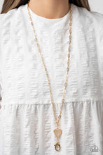 Load image into Gallery viewer, Kiss and SHELL - Gold - Paparazzi Accessories