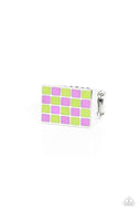 Checkerboard Craze - Green - Paparazzi Accessories