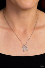 Load image into Gallery viewer, Leave Your Initials - Silver - R - Paparazzi Accessories