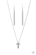 Leave Your Initials - Silver - T - Paparazzi Accessories