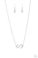 INITIALLY Yours - S - White - Paparazzi Accessories
