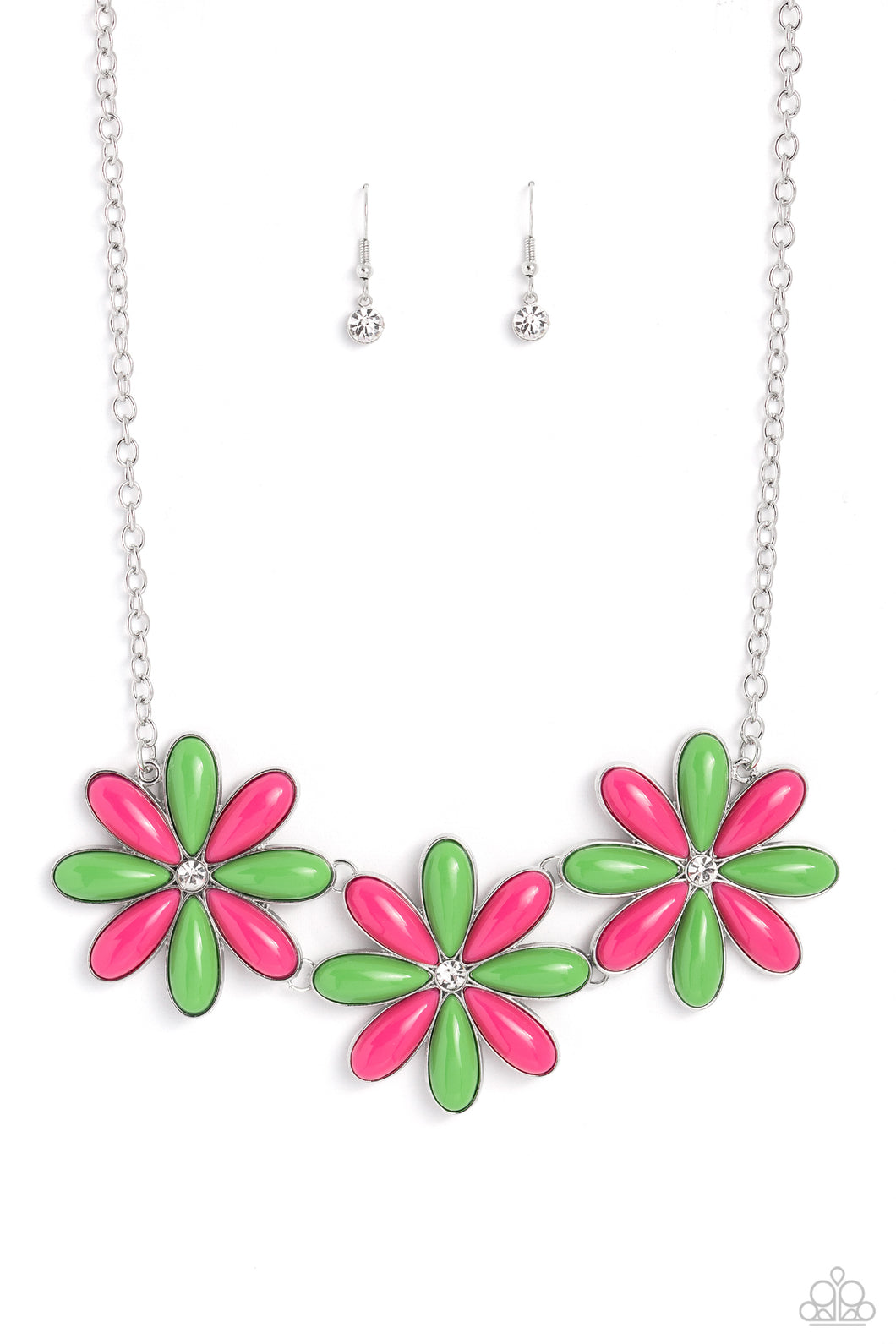 Bodacious Bouquet - Green - Paparazzi Accessories