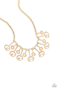 Abstract Adornment - Gold - Paparazzi Accessories