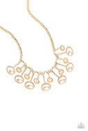 Abstract Adornment - Gold - Paparazzi Accessories