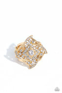Tilted Talent - Gold - Paparazzi Accessories