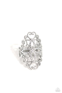 Fabulous Filigree - White - Paparazzi Accessories