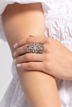 Load image into Gallery viewer, Fabulous Filigree - White - Paparazzi Accessories