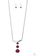 Alluring Andante - Red - Paparazzi Accessories