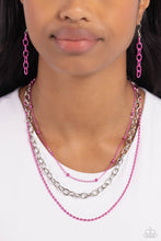 Load image into Gallery viewer, Mardi Gras Mayhem - Pink - Paparazzi Accessories