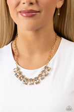 Load image into Gallery viewer, Fitted Fantasy - Gold - Paparazzi Accessories