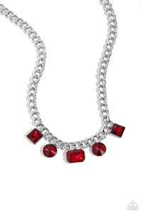 Alternating Audacity - Red - Paparazzi Accessories