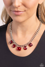 Load image into Gallery viewer, Alternating Audacity - Red - Paparazzi Accessories