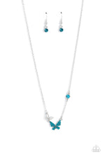Load image into Gallery viewer, Cant BUTTERFLY Me Love - Blue - Paparazzi Accessories