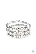Icing On The Top - White - Paparazzi Accessories