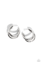 Load image into Gallery viewer, HOOP of the Day - Silver - Paparazzi Accessories